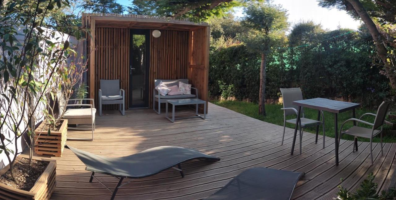 Joli Studio Climatise Avec Jacuzzi Prive Et Entree Independante Fréjus Zewnętrze zdjęcie